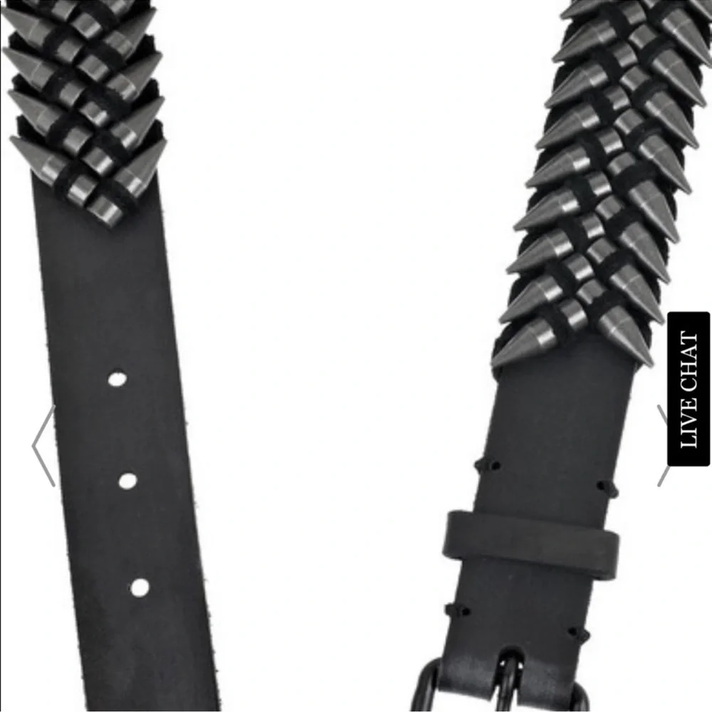 Balmain Leather Bullet Belt 36 - RARE